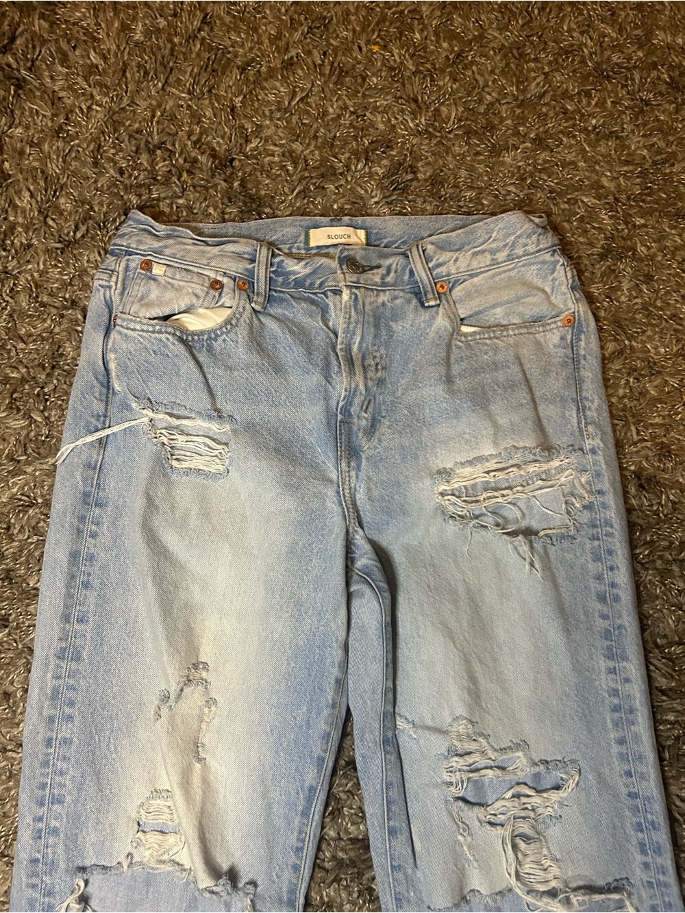 Distressed Slouch Jean - Picture 5 of 8